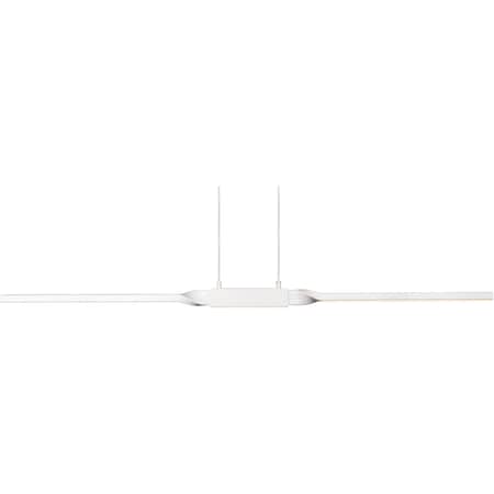 Kuzco Lighting Propeller - Linear Pendant Electroplated Hand Polished Twisted Steel LP53252-WH
